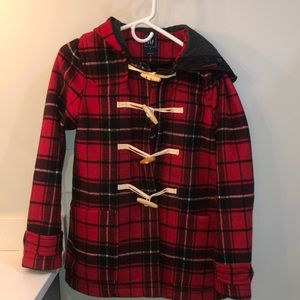 Gap women’s plaid trench coat